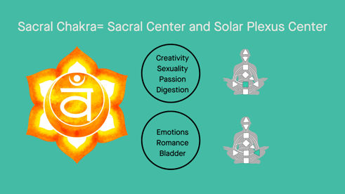 Sacral Chakra divided between Sacral Center and Solar Plexus Center in Human Design